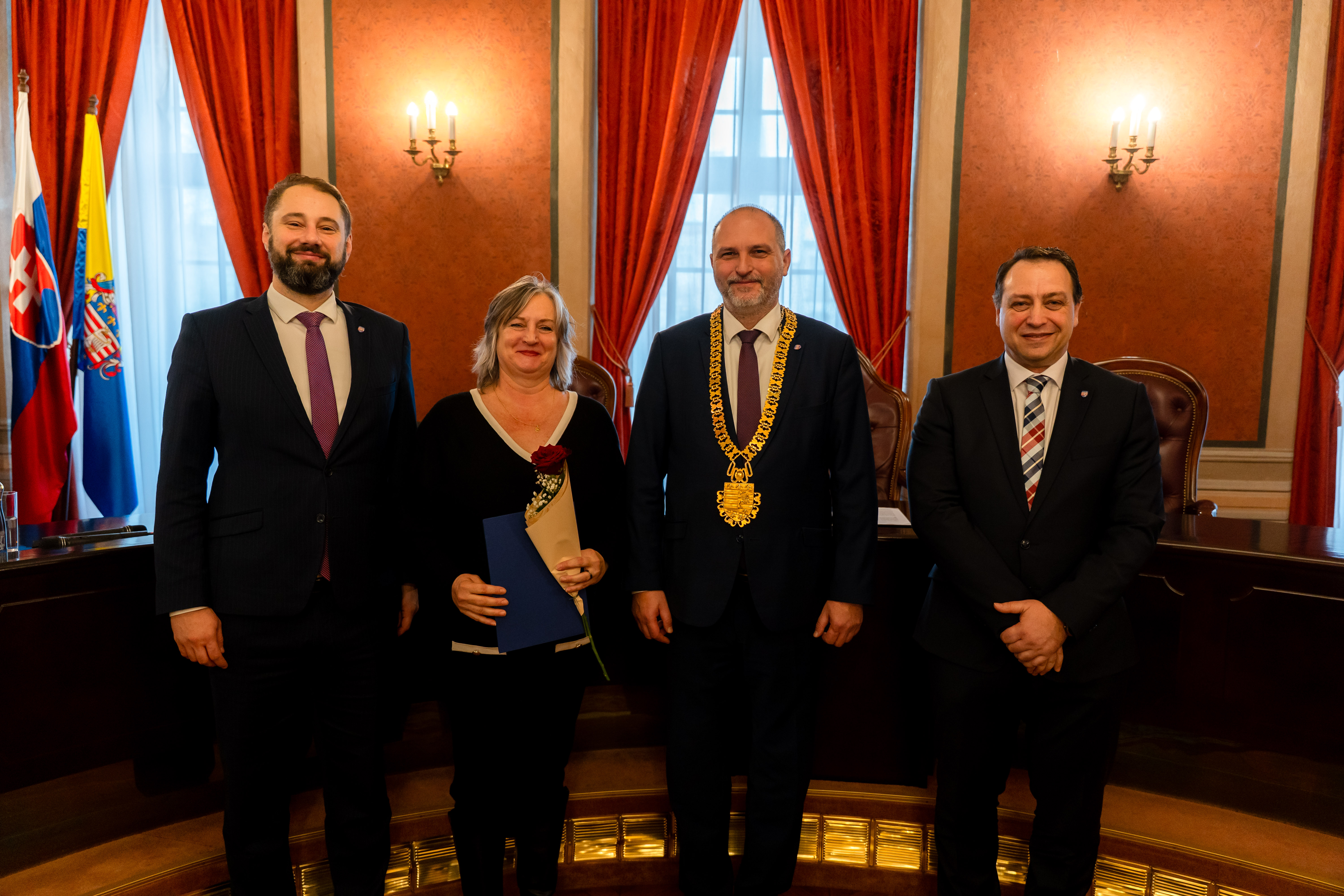 Novorocne prijatie jubilantov Magistratu mesta Kosice-76